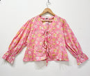 Women’s Cotton Block Printed Short Top