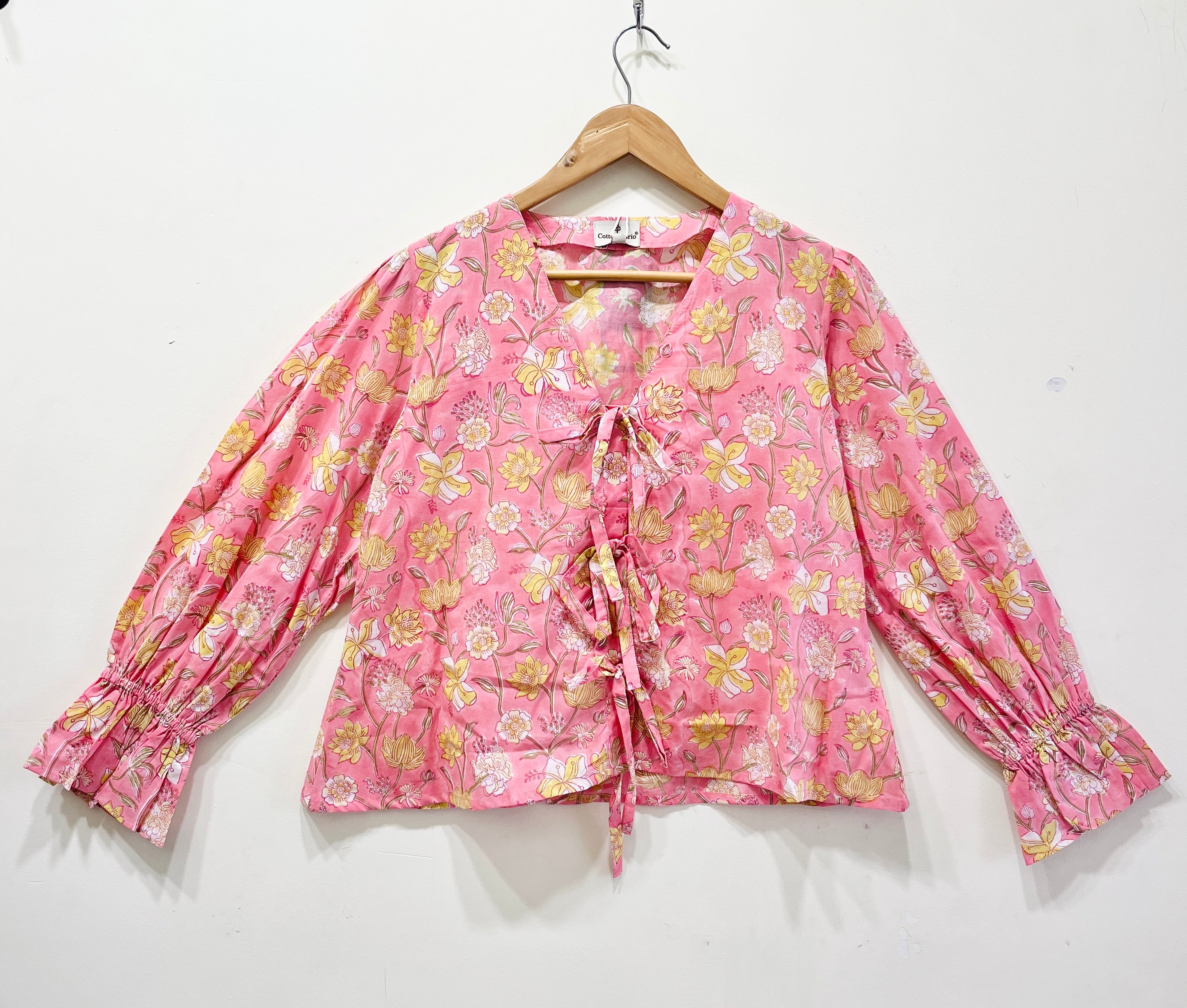 Women’s Cotton Block Printed Short Top