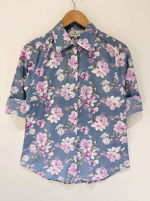 Printed Cotton Women's Shirt