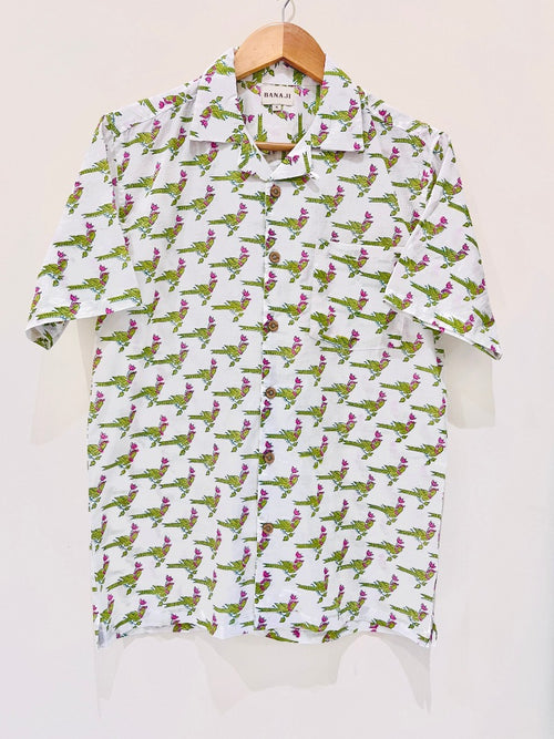 Cotton Printed Half Sleeve Shirt