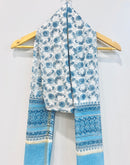 Block Printed Kota Doria Dupatta