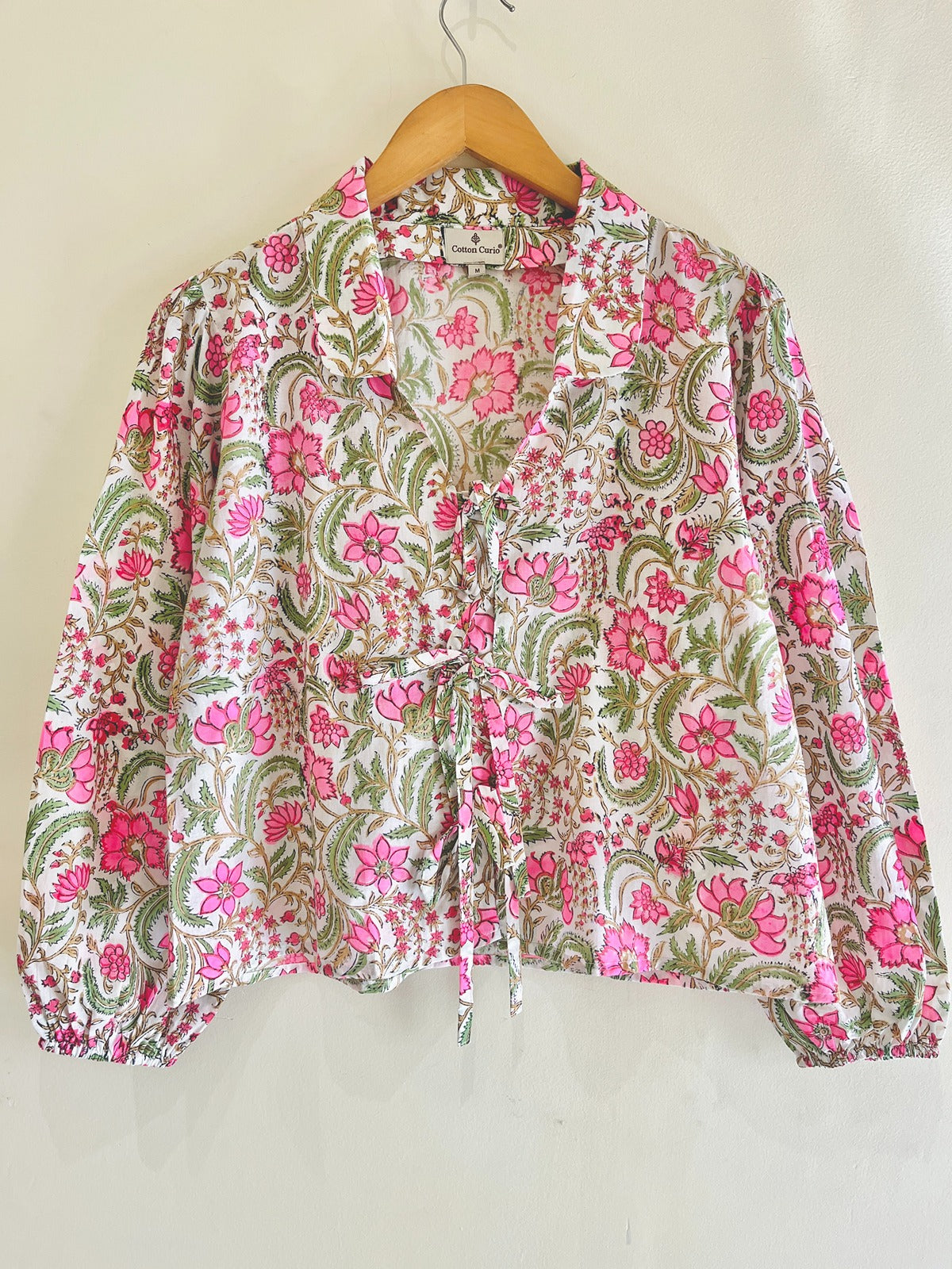 Women’s Cotton Block Printed Short Top