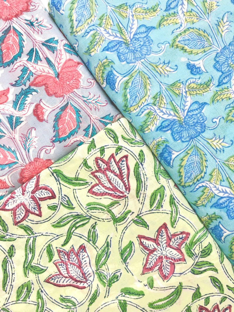 Cotton Block Printed Fabric