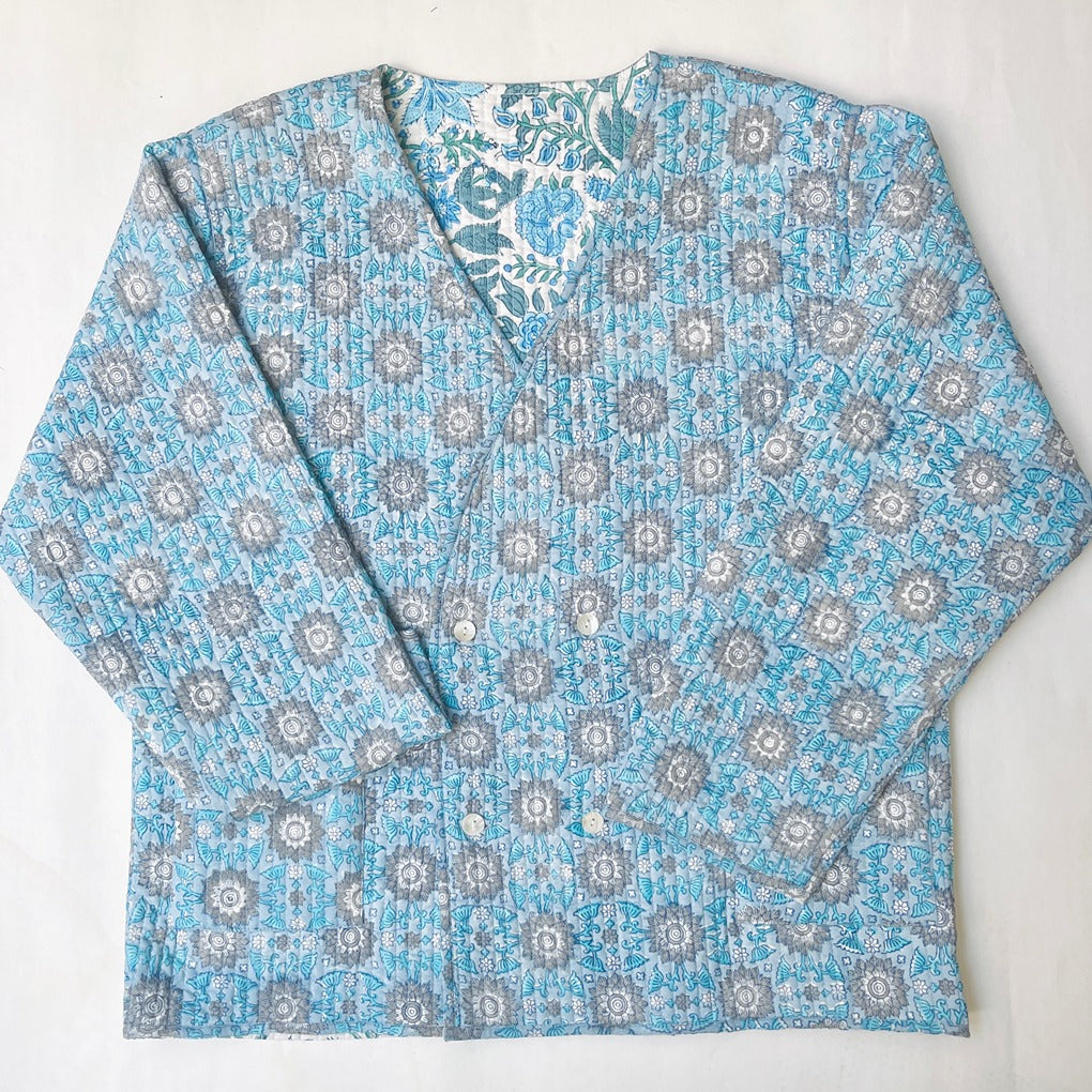 Cotton Quilted Reversible Jacket