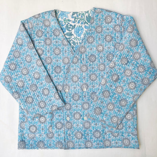 Cotton Quilted Reversible Jacket
