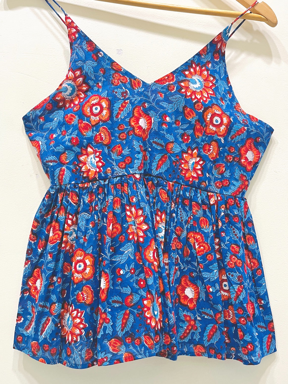 PoppySky Block Printed Cami Top