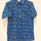 COTTON BLOCK PRINTED HALF SLEEVE SHIRT