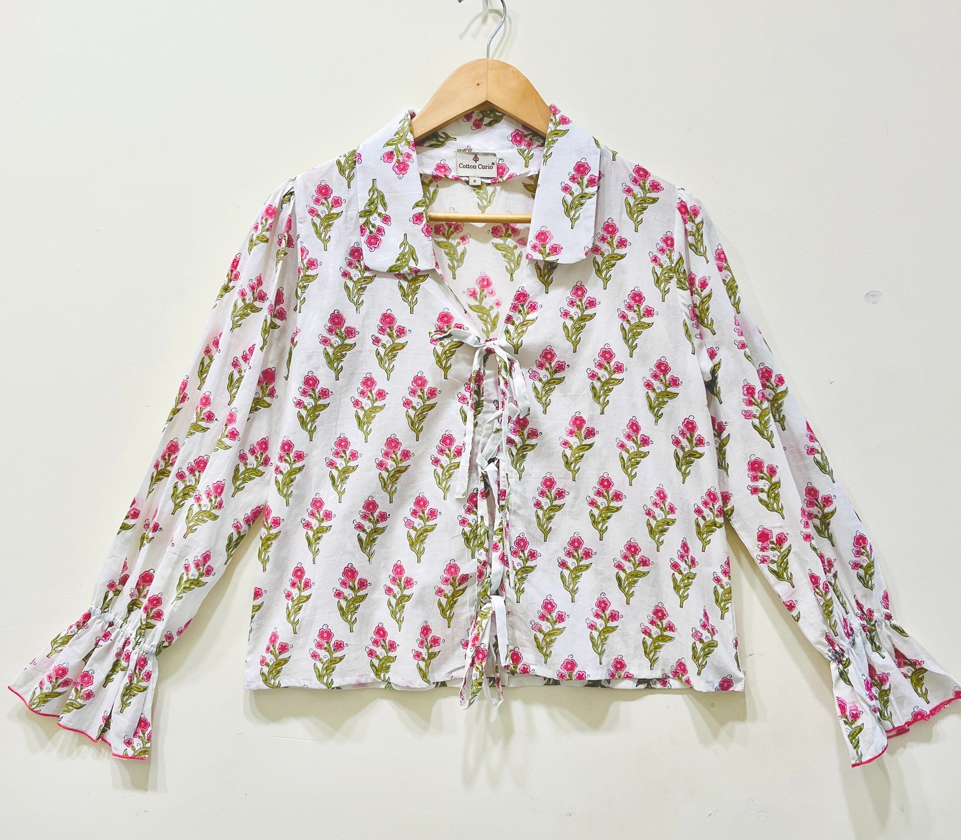 Women’s Cotton Block Printed Short Top