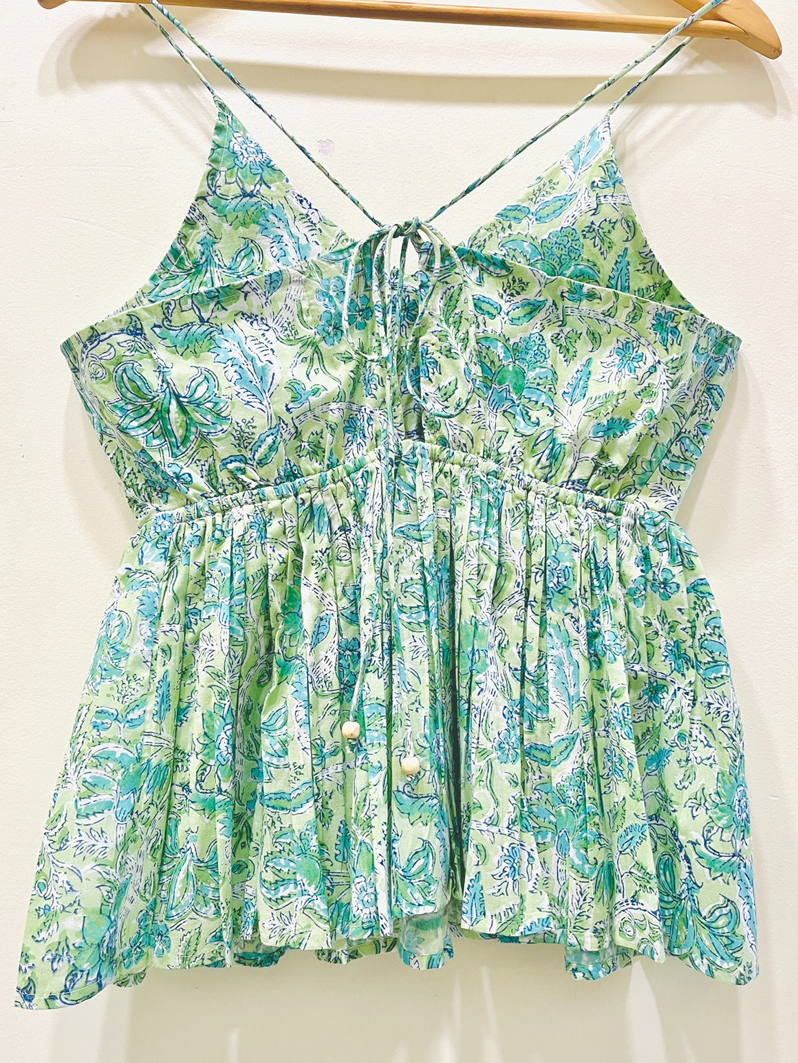 Aqua Leaf Cami Top