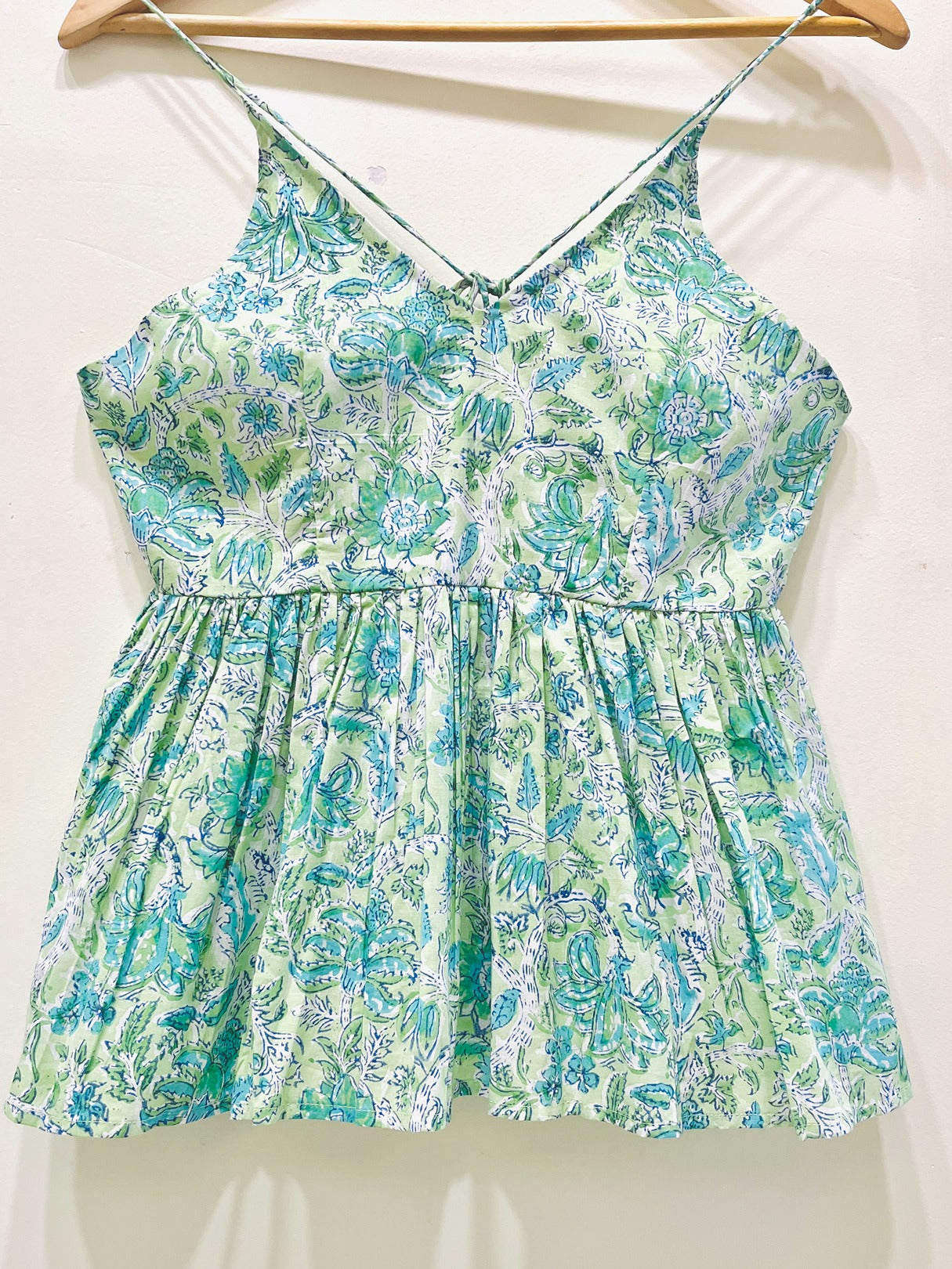 Aqua Leaf Cami Top
