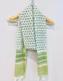 Block Printed Kota Doria Dupatta
