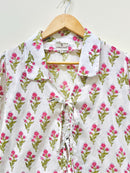 Women’s Cotton Block Printed Short Top