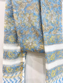 Block Printed Kota Doria Dupatta