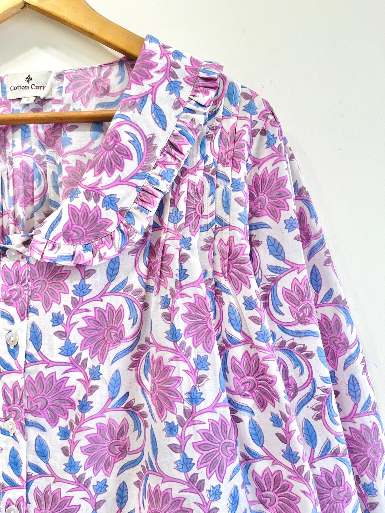 Baagh-e-Gul Ruffle Cotton Top