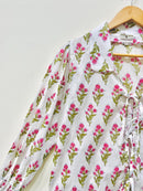 Women’s Cotton Block Printed Short Top