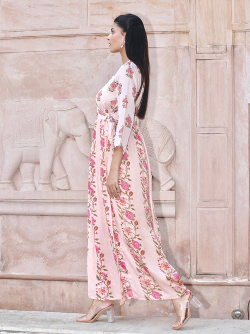 Anushka Satin Wrap Dress