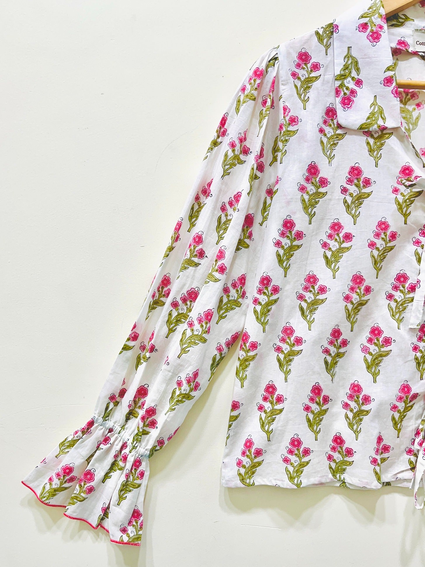 Women’s Cotton Block Printed Short Top