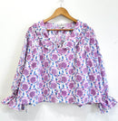 Baagh-e-Gul Ruffle Cotton Top