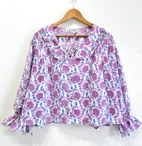 Baagh-e-Gul Ruffle Cotton Top