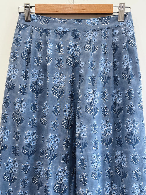 Blue Phulkari Cotton Co-ord Set