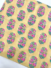 Cotton Block Printed Fabric