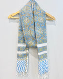 Block Printed Kota Doria Dupatta