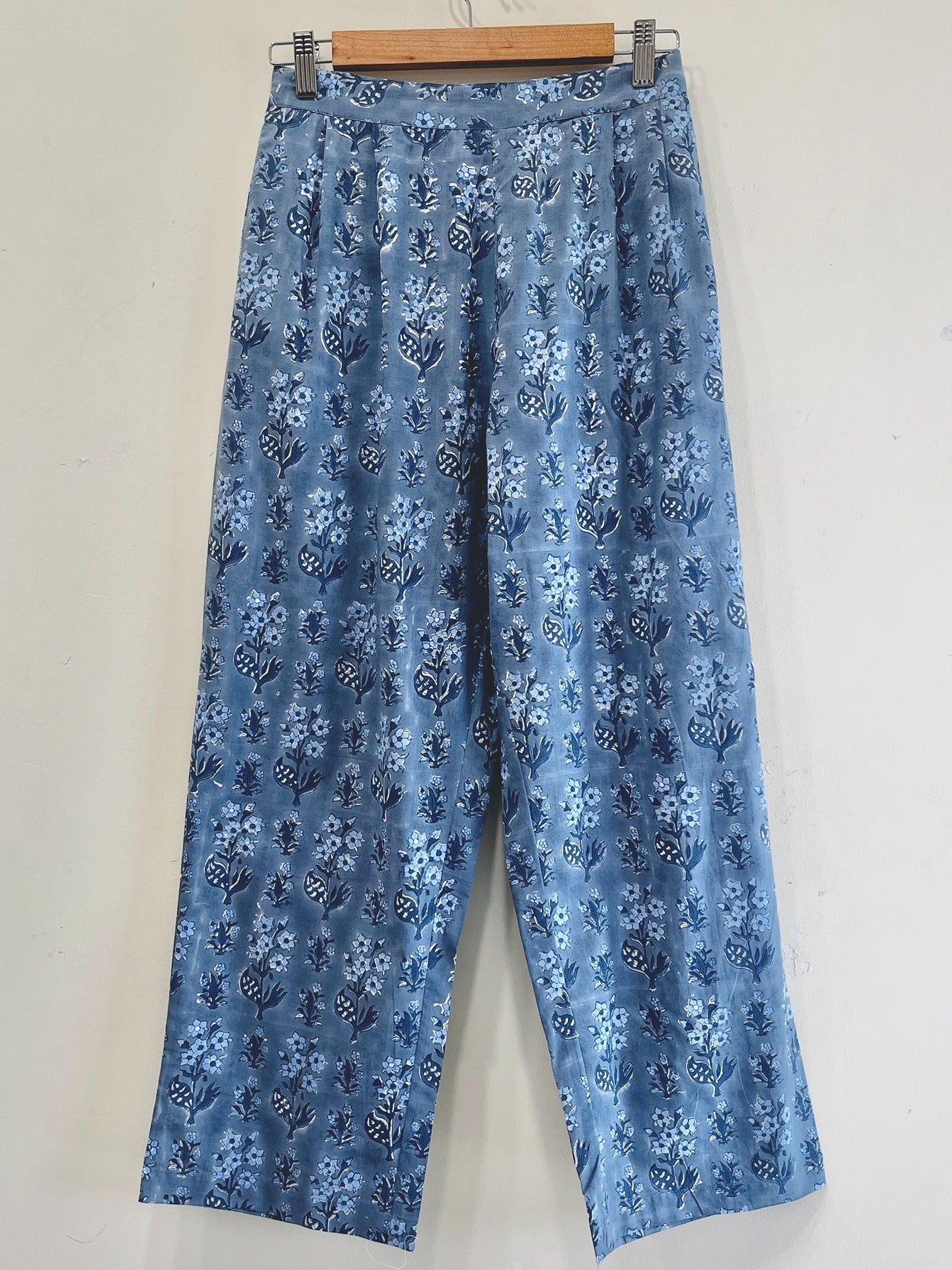 Blue Phulkari Cotton Co-ord Set