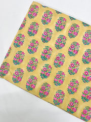 Cotton Block Printed Fabric
