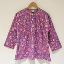 Block Printed Cotton Short Kurti