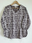 Block Printed Cotton Short Kurti