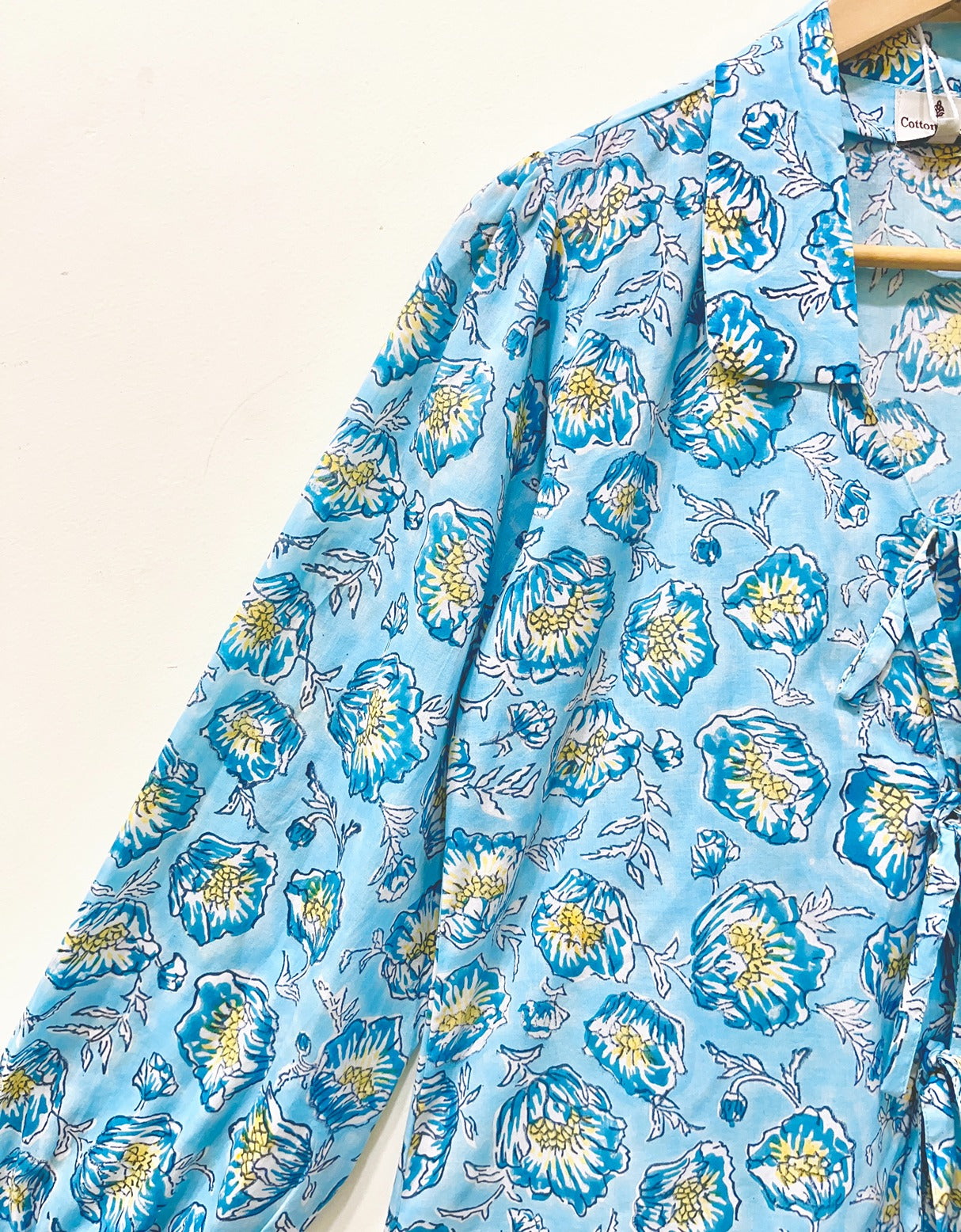 Women’s Cotton Block Printed Short Top