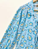 Women’s Cotton Block Printed Short Top