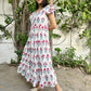 Pink Buti Block Printed Dress