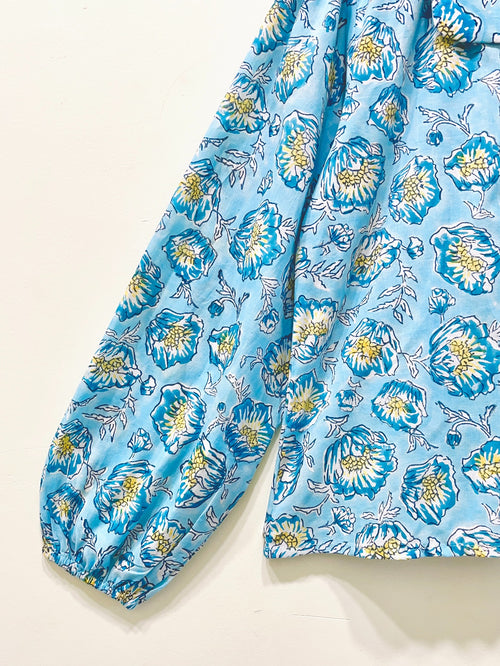 Women’s Cotton Block Printed Short Top
