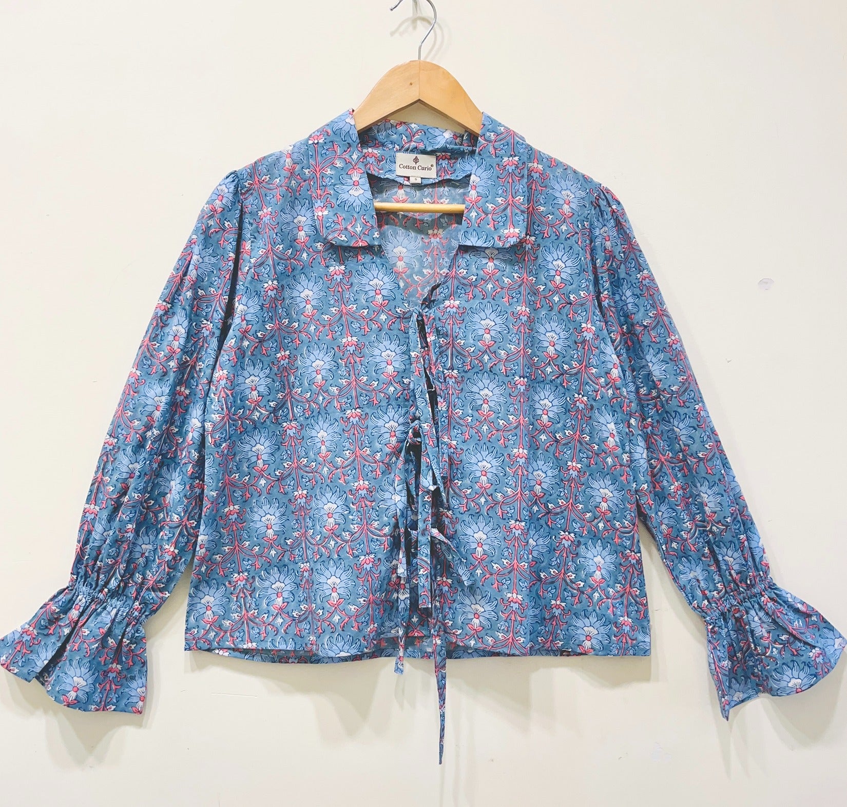 Women’s Cotton Block Printed Short Top