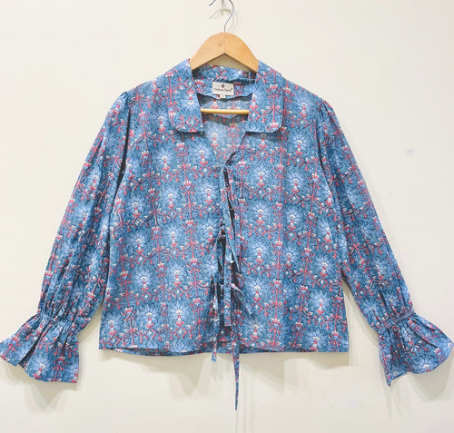 Women’s Cotton Block Printed Short Top