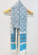 Block Printed Kota Doria Dupatta