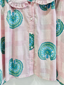 Mor Pankh Ruffle Cotton Top