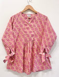 Block Printed Cotton Short Top