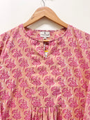 Block Printed Cotton Short Top