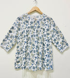 Block Printed Cotton Short Top