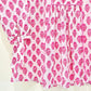 Block Printed Cotton Short Top