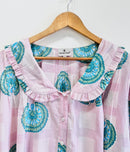 Mor Pankh Ruffle Cotton Top