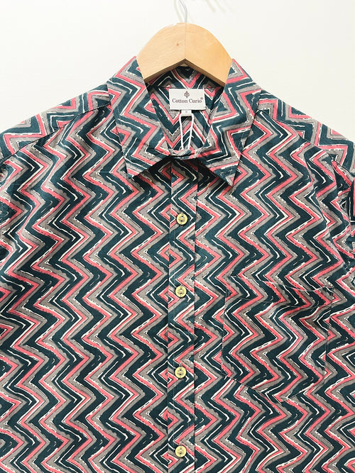 Cotton Printed Half Sleeve Shirt