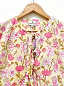 Block Printed Cotton Short Top