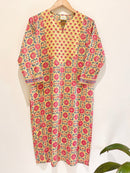 Utsav Cotton Block Printed Kurta