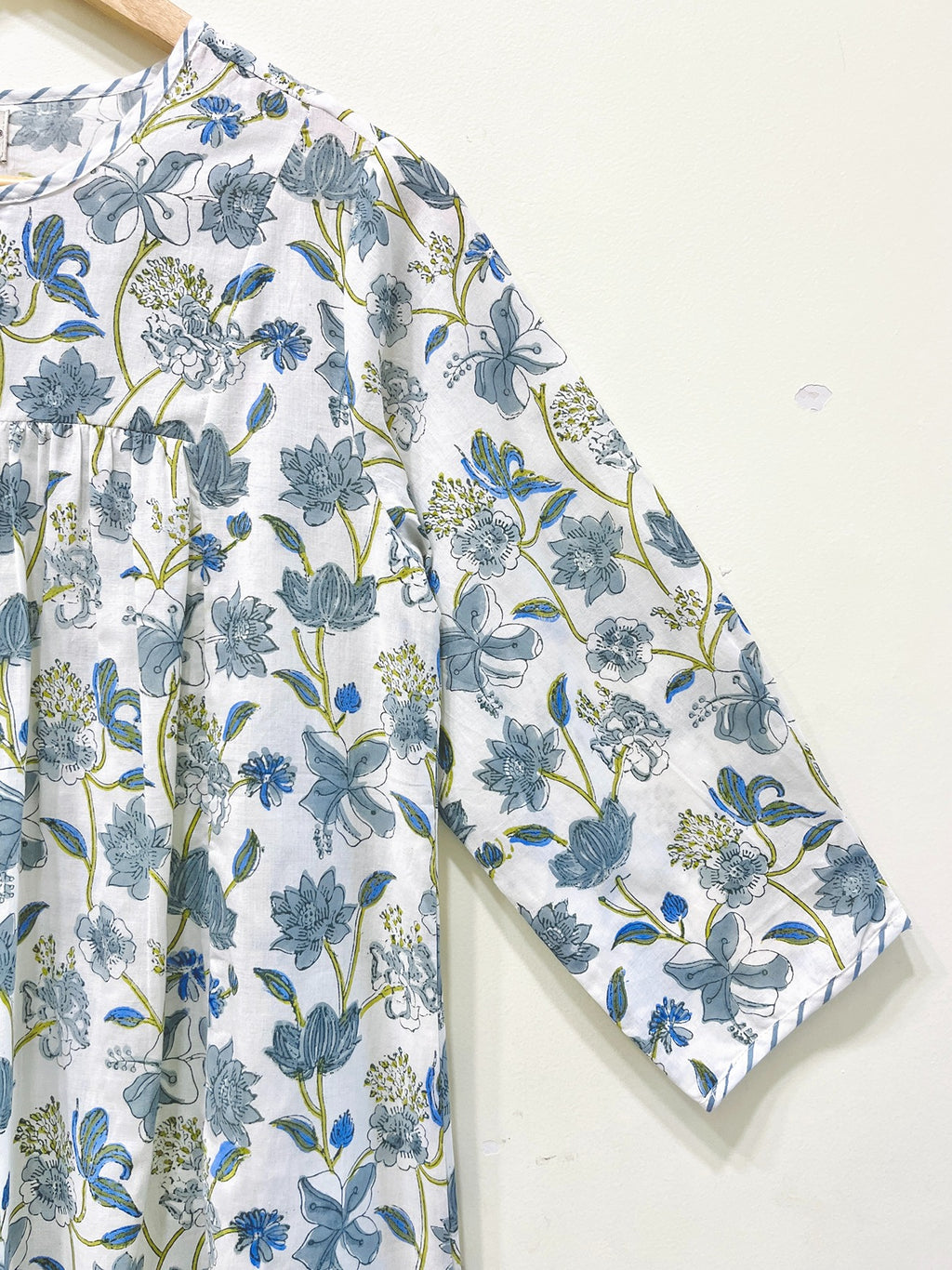 Block Printed Cotton Short Top