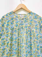 Block Printed Cotton Short Top