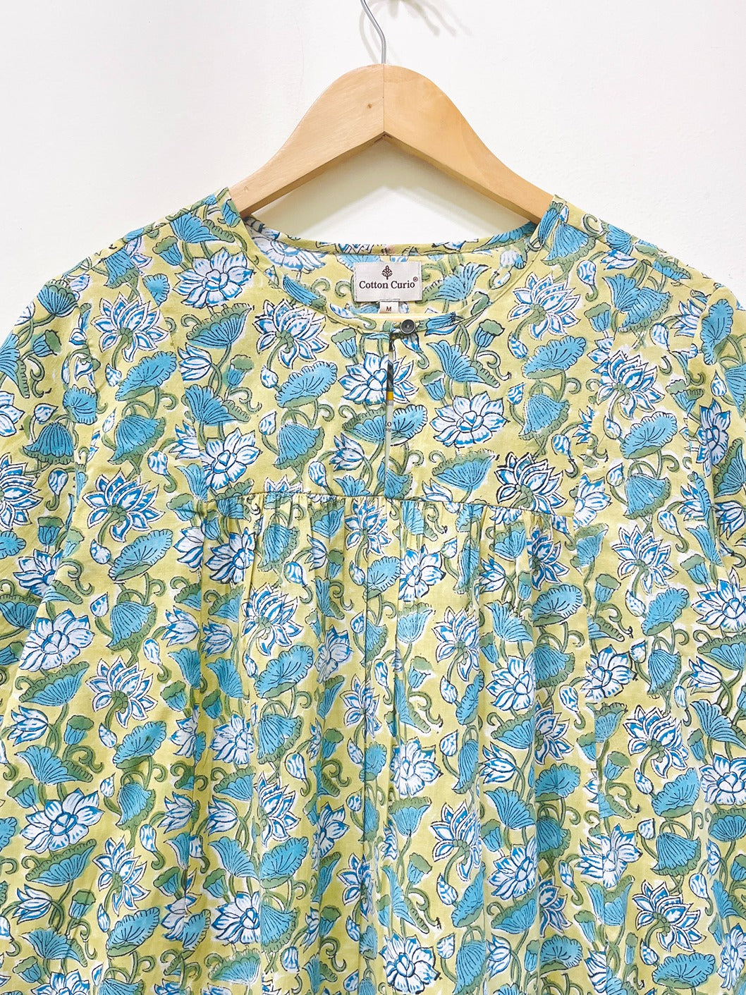 Block Printed Cotton Short Top