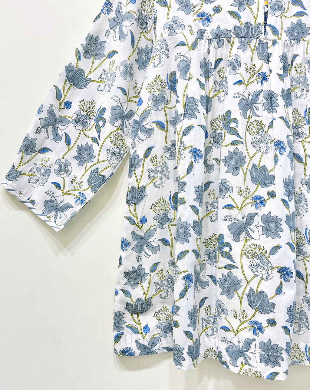 Block Printed Cotton Short Top